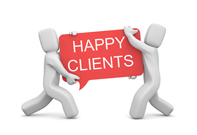 happy clients testimonials 